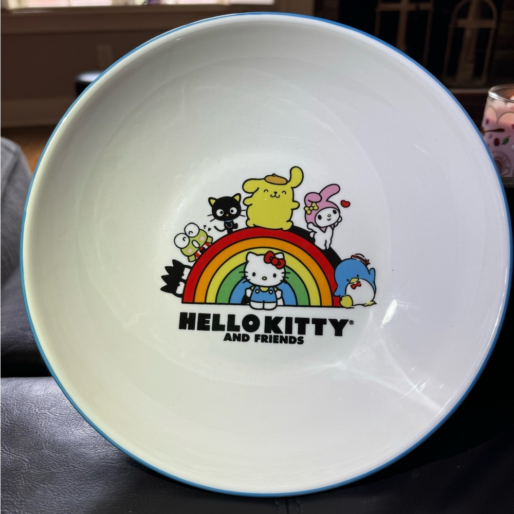 Hello Kitty by Sanrio Large Salad Bowl Keroppi My Melody Badtz-Maru Ceramic